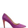 Diane Von Furstenberg Anette High Pointed Court Shoe in Purple - Lyst