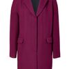 Dkny Dazzling Purple Wool Coat with Notched Lapel in Purple - Lyst