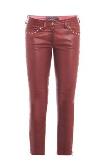 Isabel Marant Zoltan Starstud Leather Trousers - Lyst