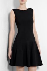 Issa Ribbed Jersey Fit and Flare Dress