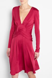 Issa Waist Cinching Silk Jersey Dress - Lyst