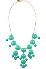 J.Crew Bubble 18-Karat Gold-Plated Resin Necklace