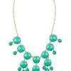 J.crew Bubble 18Karat GoldPlated Resin Necklace in Blue (gold) - Lyst