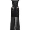Marios Schwab The Gloria Full Length Dress in Black - Lyst