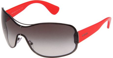 Prada Sunglasses in Red (g) - Lyst