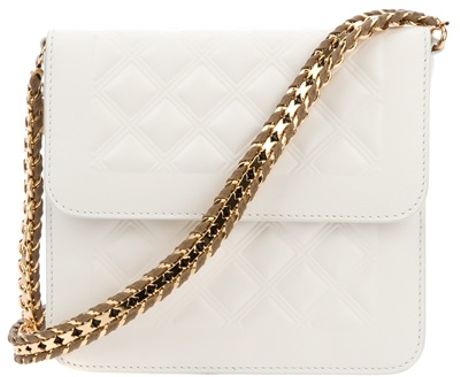 Stella Mccartney Falabella Shoulder Bag in White - Lyst