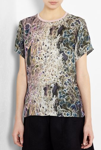 Theyskens' Theory Ispah Printed Tshirt - Lyst