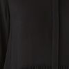 Tibi Gauzy Twill A Line Blouse in Black - Lyst