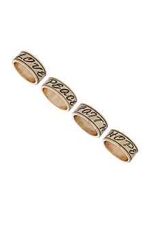 Topshop Faith Multi Ring Pack - Lyst
