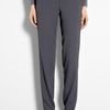 Vanessa Bruno Crepe Satin Tuxedo Trousers in Gray - Lyst
