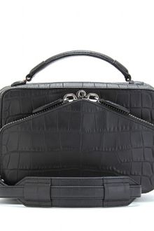 Alexander Wang Rafael Croco Embossed Shoulder Bag - Lyst