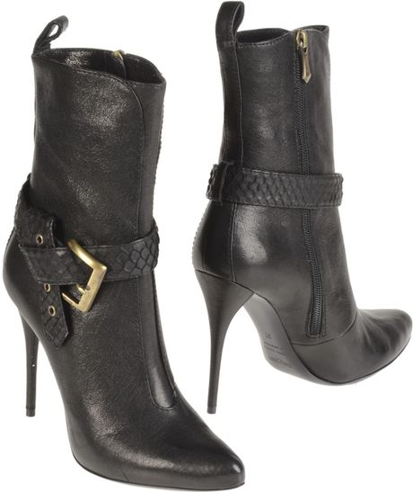 Balmain Ankle Boots in Black - Lyst