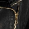 Balmain Shearling Biker Jacket in Black - Lyst