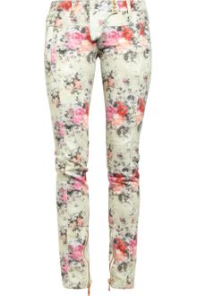 Balmain Printed Midrise Skinny Jeans - Lyst