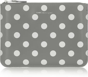 Comme Des Garçons Polkadot Leather Pouch - Lyst