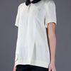 Marni Peter Pan Collar Blouse in White - Lyst