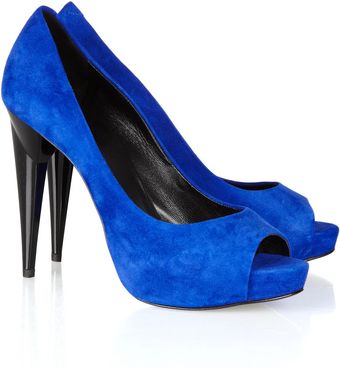 Pierre Hardy Suede Pumps - Lyst