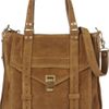 Proenza Schouler Ps1 Suede Tote in Brown (tobacco) - Lyst