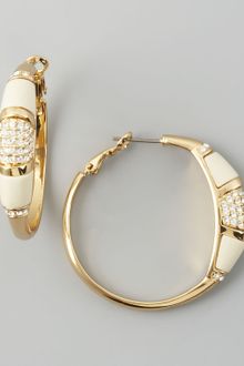 Rachel Zoe Paveresin Hoop Earrings  - Lyst