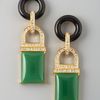 Rachel Zoe Drop Earrings  in Green (jade) - Lyst