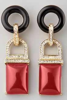Rachel Zoe Square Drop Earrings - Lyst