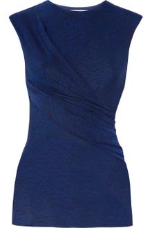 T By Alexander Wang Twisted Stretch Jersey Top - Lyst