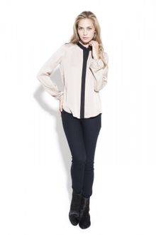 Theory Gerine Blouse - Lyst