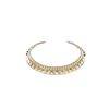 Valentino Golden Brass Metal Choker with Stud Embellishment in Gold (black) - Lyst