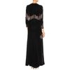 Valentino Velvet Gown with Lace Paneled Bodice in Black - Lyst