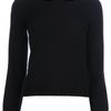 Alice + Olivia Peter Pan Collar Sweater in Black - Lyst
