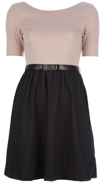 Alice + Olivia Two Tone Dress - Lyst