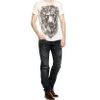 Balmain Lion Crest Sketch Tshirt in White for Men (cream) - Lyst