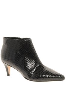 Carvela Stripy Snake Print Low Heel Shoe Boots - Lyst