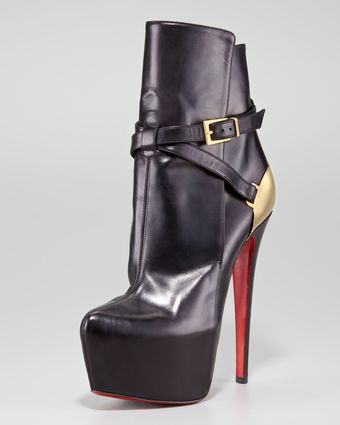 Christian Louboutin Equestria Heel-plate Bootie - Lyst