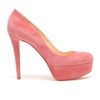 Christian Louboutin Bianca Suede Platform Pumps in Pink - Lyst