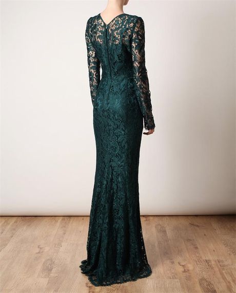 dolce and gabbana lace gown