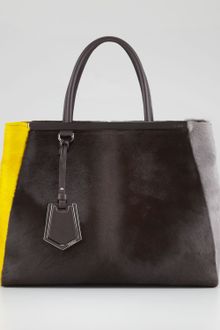 Fendi 2jour Calf Hair Tote  - Lyst