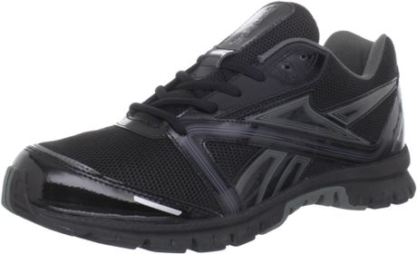 black and grey reebok shoes