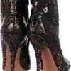 Alaïa Laser Cut Patent Leather Boots in Black - Lyst
