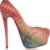 Christian Louboutin Daffodile 160 Python Platform Pumps in Multicolor (multicolored) - Lyst