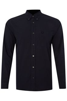 Fred Perry Long Sleeved Overdyed Gingham Shirt - Lyst