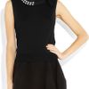 Lanvin Embellished Wool Top in Black - Lyst