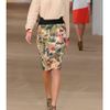 Preen Cottage Printed Sateen and Wool Skirt in Multicolor (multicolored) - Lyst
