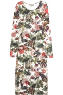 Preen Elena Printed Stretchjersey Dress - Lyst