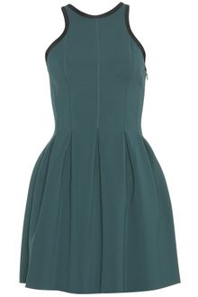 T By Alexander Wang Double Faced Dress with Inverted Pleats - Lyst