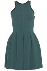 T By Alexander Wang Double Faced Dress with Inverted Pleats