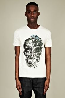 Alexander McQueen Alexander Mcqueen Mens Ivy Skull T Shirt - Lyst