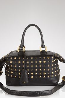 Diane Von Furstenberg Satchel Drew Studded - Lyst