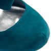 Modcloth Rules Of The Bowed Wedge in Teal in Green (teal) - Lyst