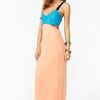 Nasty Gal Block Party Maxi Dress in Pink (black) - Lyst